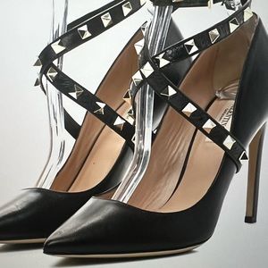 Valentino Rockstud Studwrap Strap High Heel Pumps